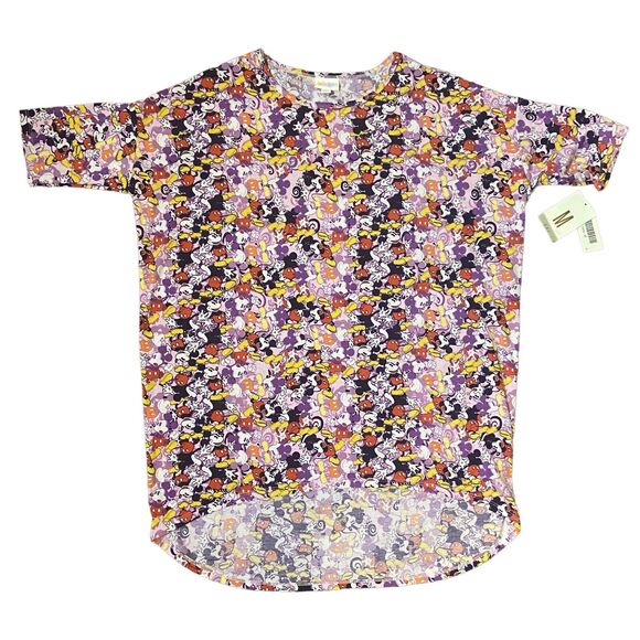 Women's LulaRoe Irma Size Medium DISNEY MICKEY MOUSE Cozycore Novelty Flowy - Picture 7 of 16